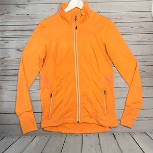 Tangerine Athletic Zip-Up